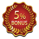 5% BONUS
